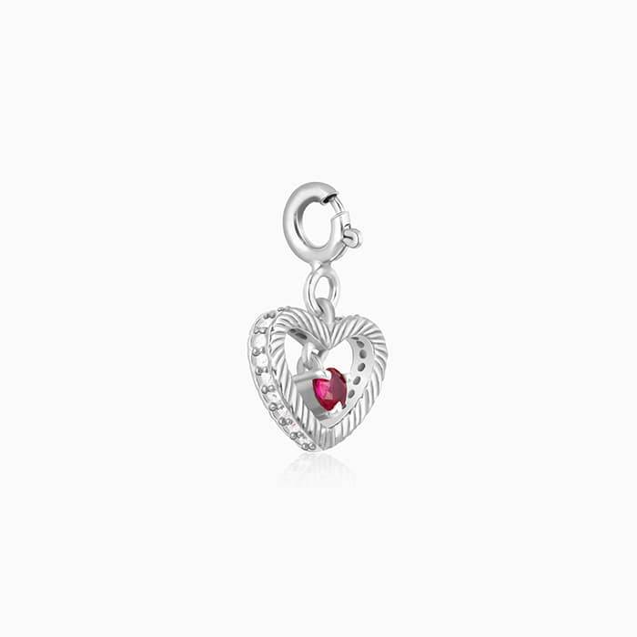 Giva 925 Sterling Silver I Am In Love With You Charm - Without Chain, Fits In Bracelet, Pe : CR044