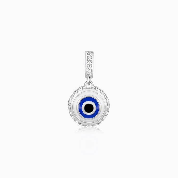 Giva 925 Sterling Silver Evil Eye Charm - Without Chain, Fits In Bracelet, Pendant And Nec : CR047