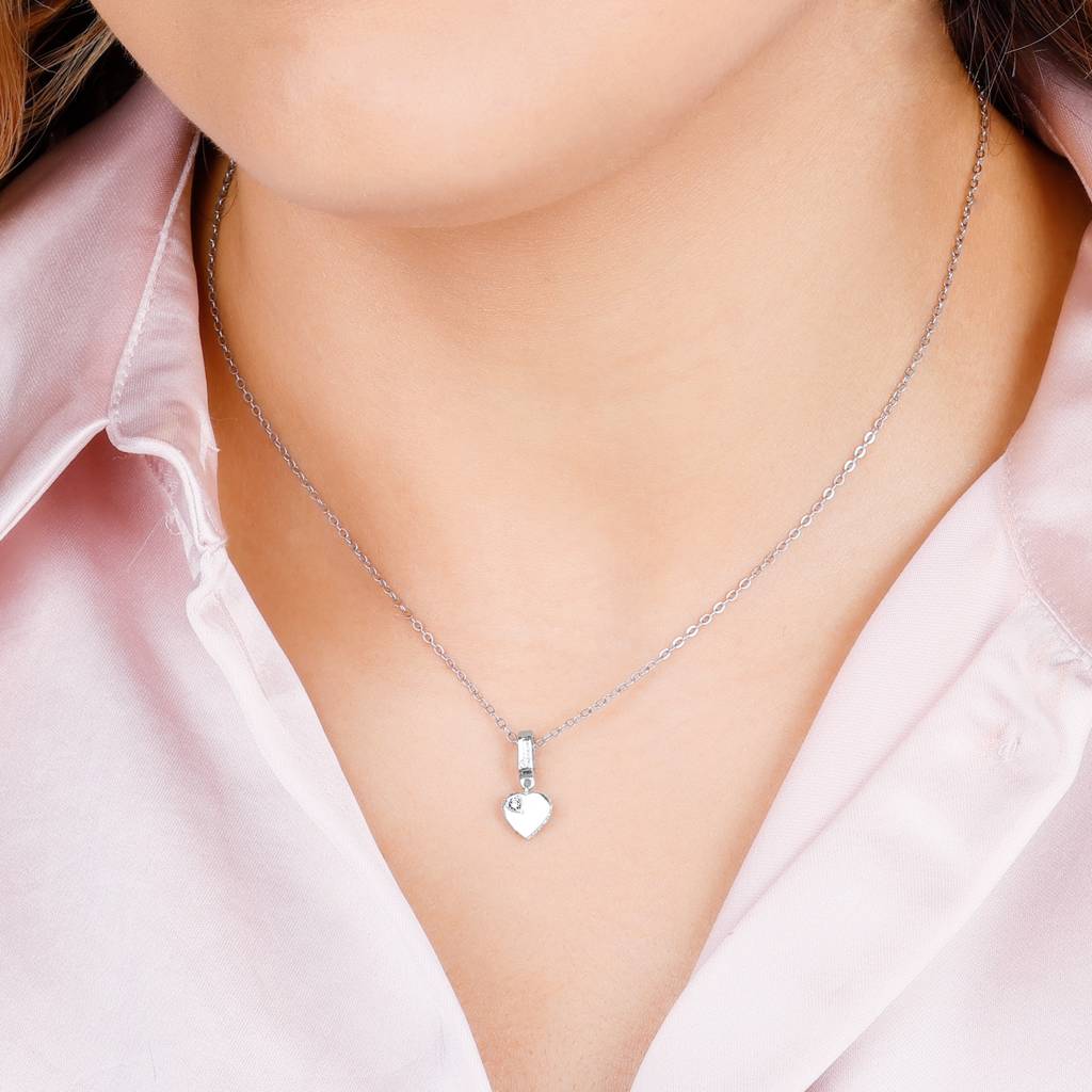 Giva 925 Sterling Silver Beating Heart Charm - Without Chain, Fits In Bracelet, Pendant And Necklace : CR04