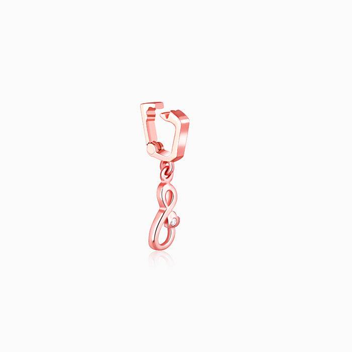 Giva 925 Sterling Silver Rose Gold Everlasting Love Charm - Without Chain, Fits In Bracele : CR050