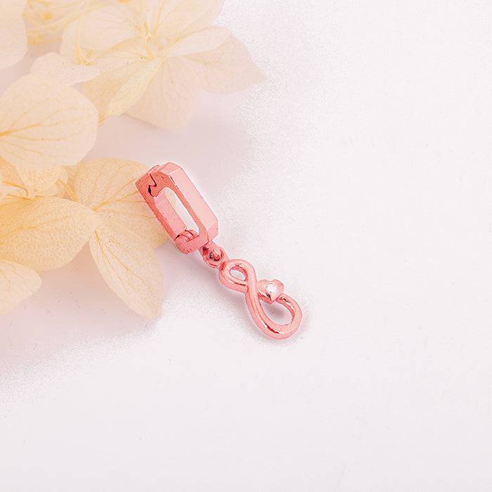 Giva 925 Sterling Silver Rose Gold Everlasting Love Charm - Without Chain, Fits In Bracele : CR050