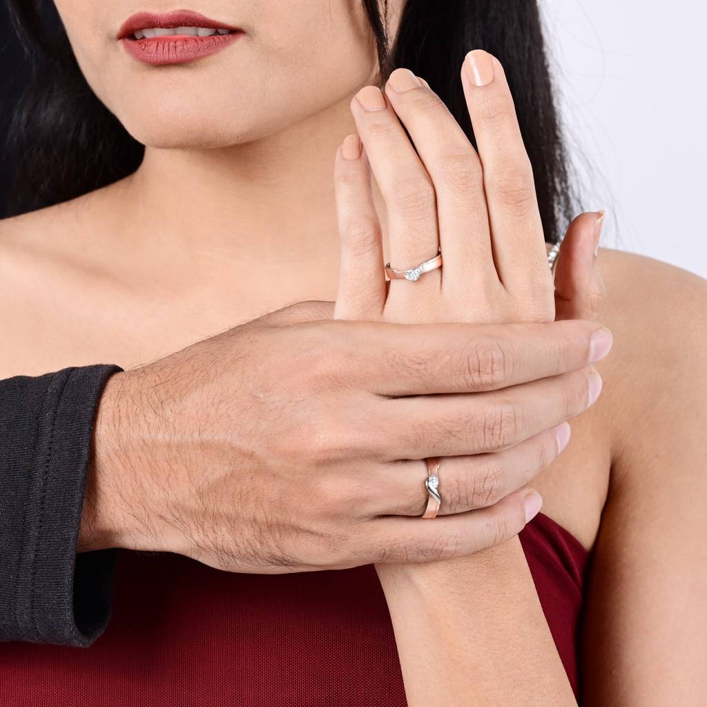 Cupid Love Couple Rings