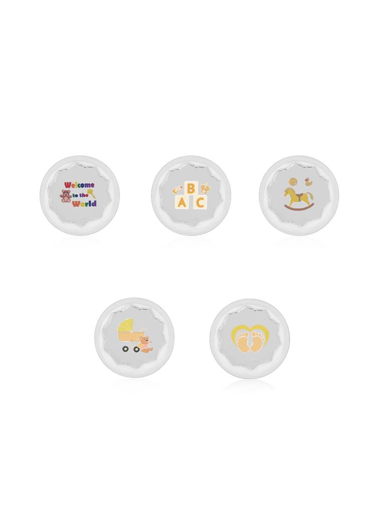 999 Silver Musical Welcome Baby Coin Box (5 Coins) : CS11