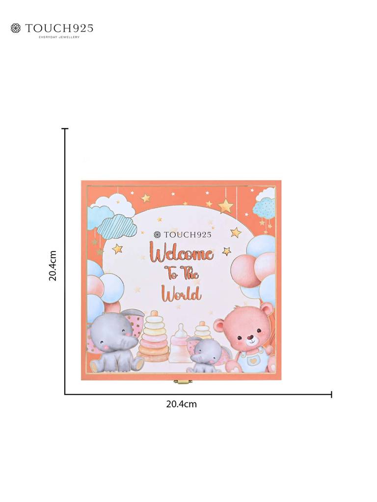 999 Silver Musical Welcome Baby Coin Box (5 Coins) : CS11