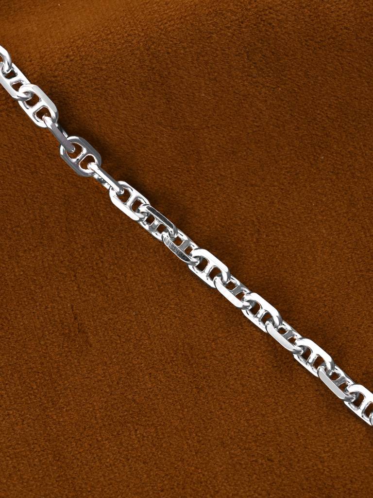 Pure 925 Sterling Silver Soren Men Bracelet In 8 Inches Gift For Men & Boys With Certificate Of Authenticity & 925 S : CSBRM10