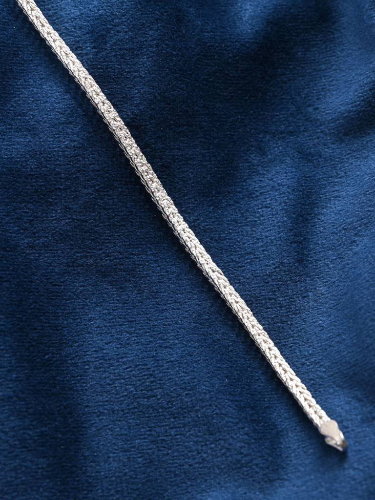 Pure 925 Sterling Silver Byzantine Men Bracelet In 8 Inches Gift For Men & Boys With Certificate Of Authenticity & 9 : CSBRM11