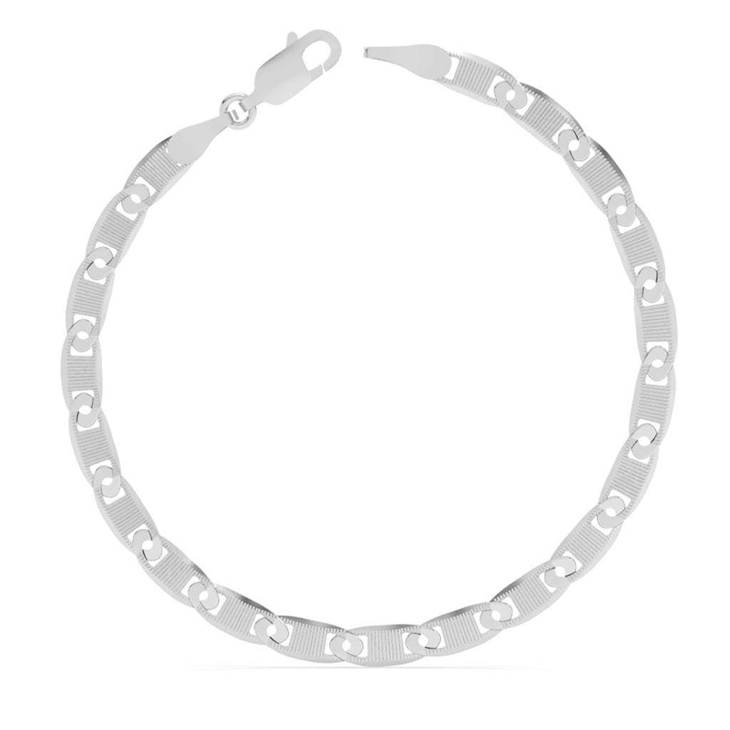 Pure 925 Sterling Silver Zoltan Men Bracelet In 8 Inches Gift For Men & Boys With Certificate Of Authenticity & 925  : CSBRM12