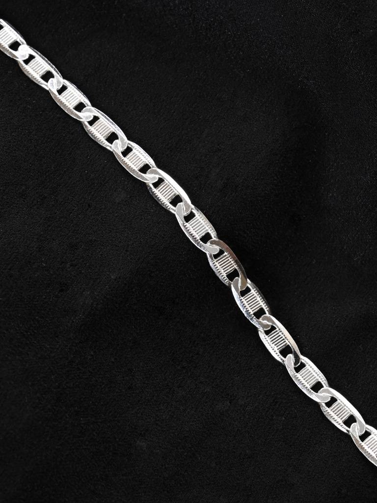 Pure 925 Sterling Silver Zoltan Men Bracelet In 8 Inches Gift For Men & Boys With Certificate Of Authenticity & 925  : CSBRM12
