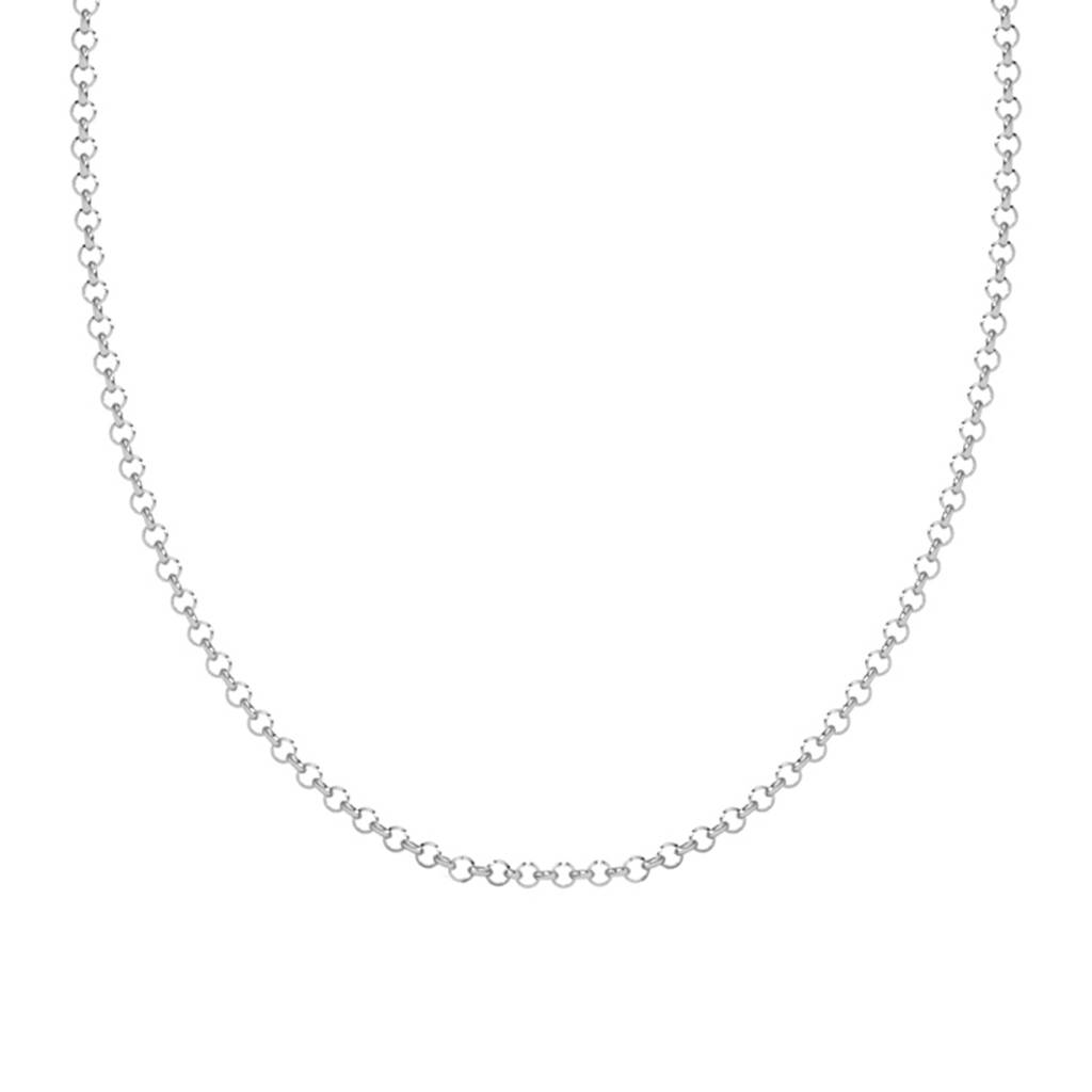 925 Silver Cable Men Chain Necklace In 24 Inches Gift For Men & Boys With Certificate Of Authenticity & 925 Stamp : CSCHAINM8_24