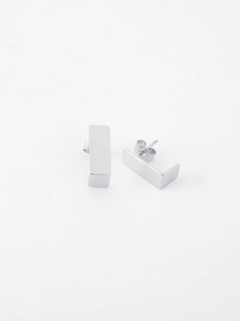 925 Sterling Silver Platinum Plated Saskia Earrings Gift For Women & Girls : CSE31