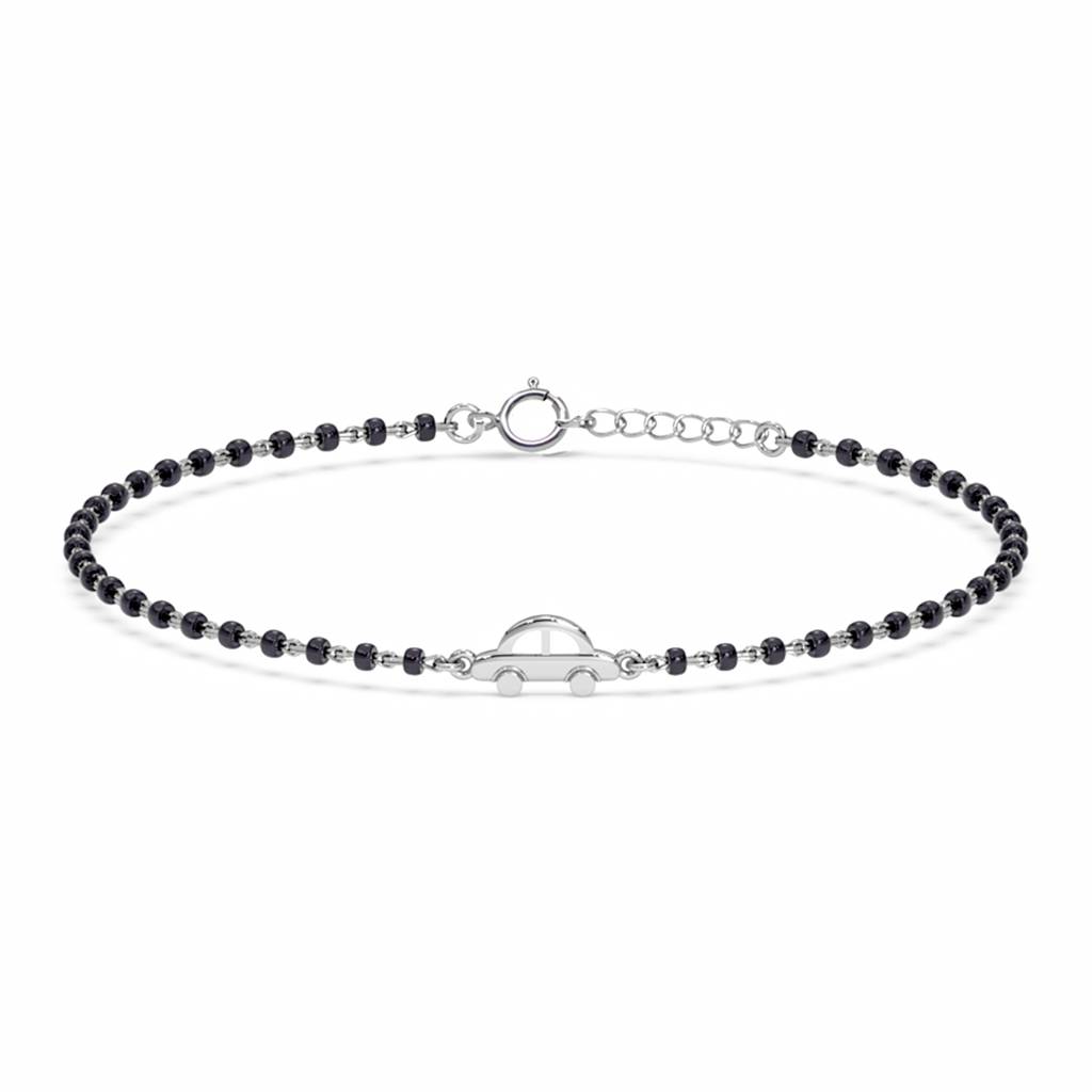 Baby Nazariya Kids Car Bracelet With Black Beads Gift For Baby Boys And Girls : CSKDBR9