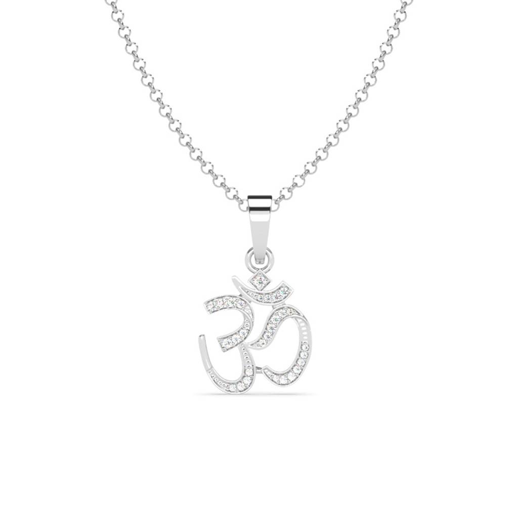 925 Shine Om Men Chain Pendant : CSMNP11