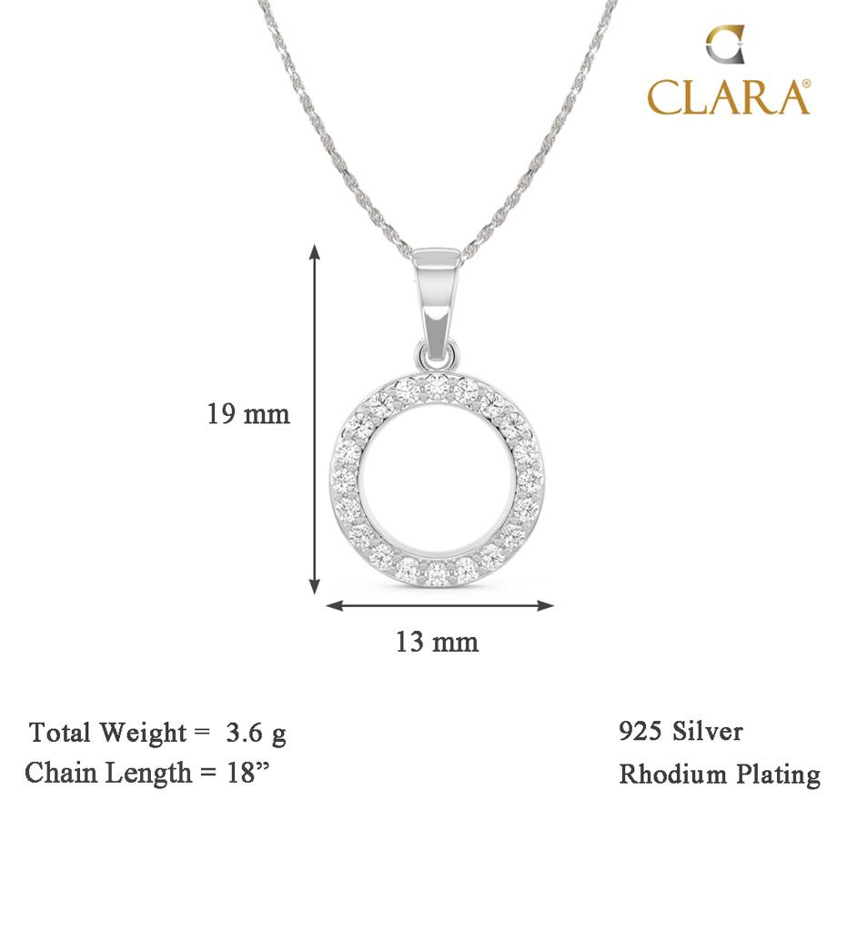 925 Circle Of Life Chain Pendant : CSP170