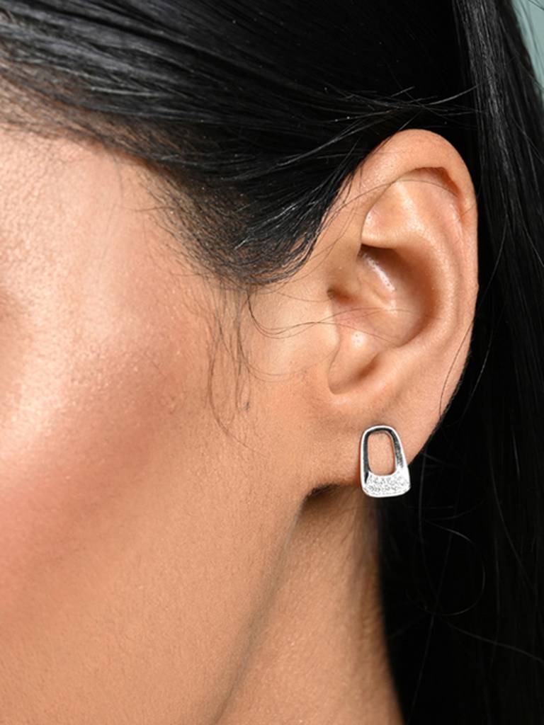 Clara 925 Silver Gemma Stud Earrings : CSPSE53