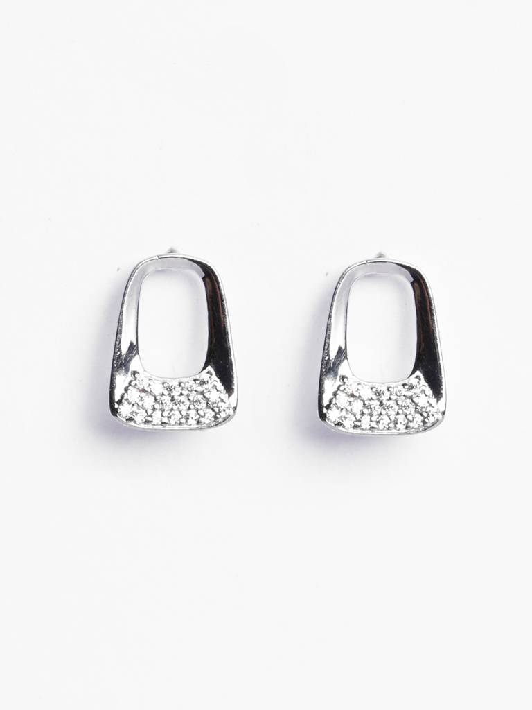 Clara 925 Silver Gemma Stud Earrings : CSPSE53