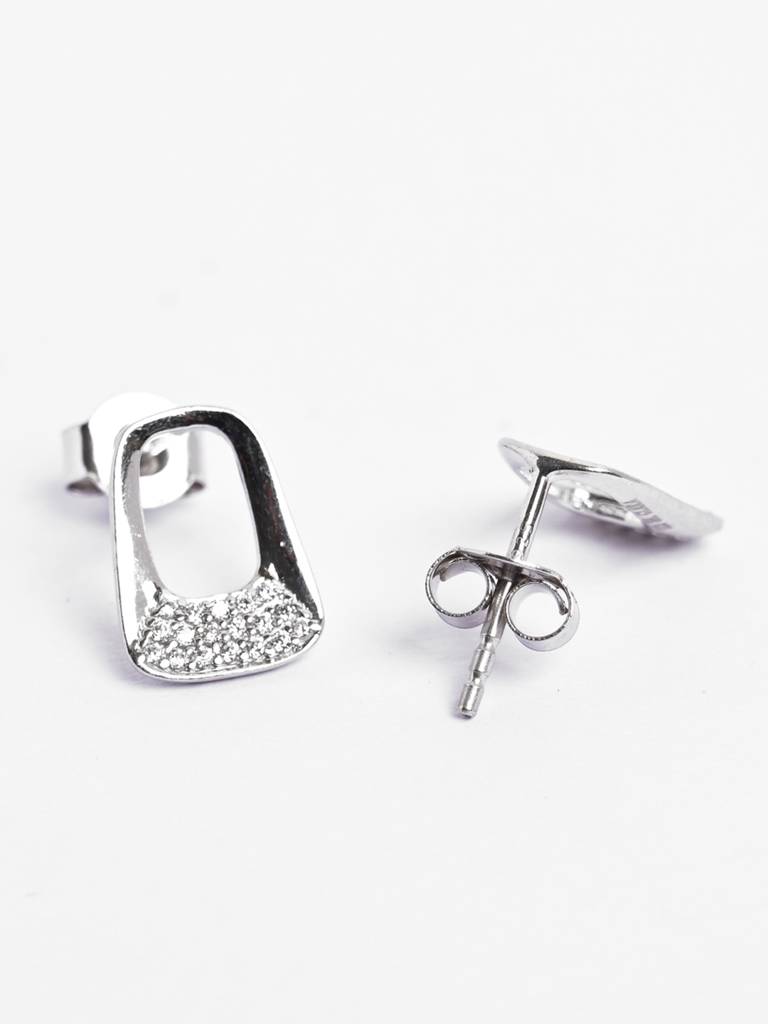 Clara 925 Silver Gemma Stud Earrings : CSPSE53