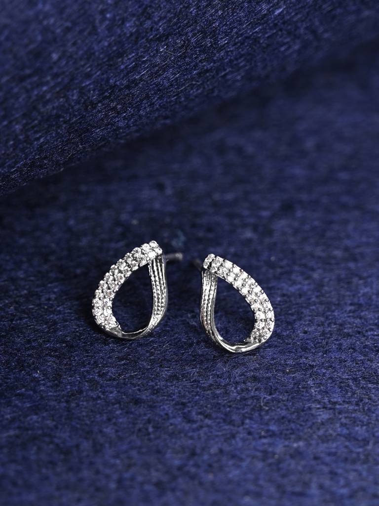 Eternz Certified Jewellery - Clara925 Silver Raindrop Stud Earrings