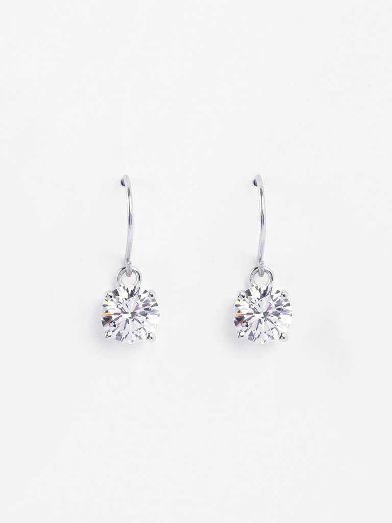 Clara 925 Gia Classic Solitaire Earrings : CSPSE86