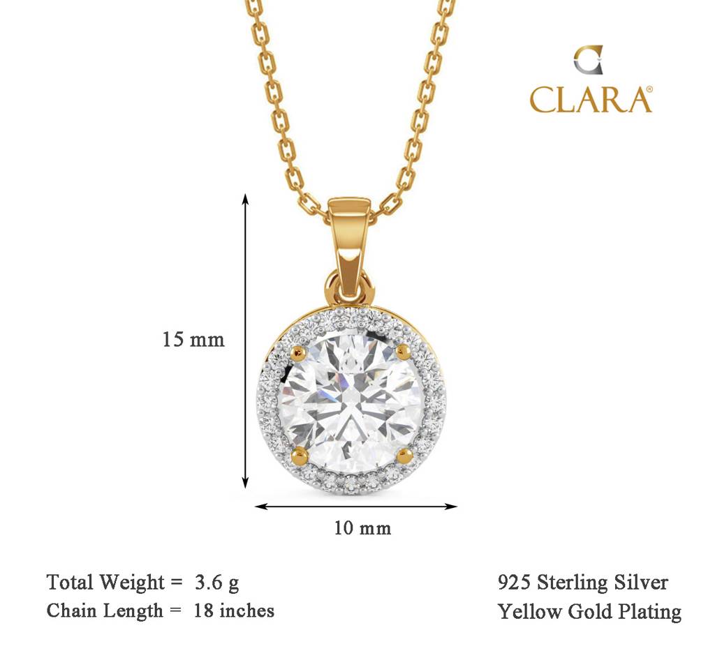 925 Silver Talia Chain Pendant : CSPSP19