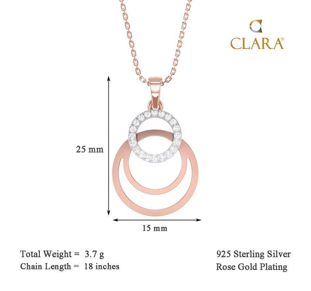 925 Silver Irina Chain Pendant-Cspsp25 : CSPSP25