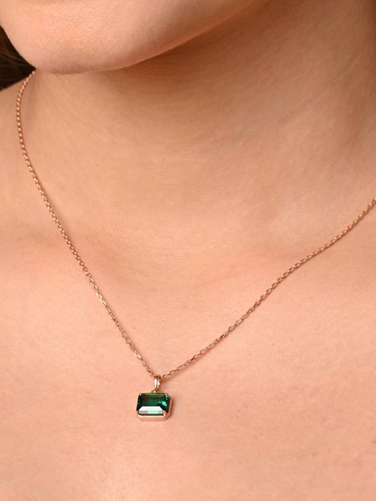 925 Silver Celia Chain Pendant : CSPSP45