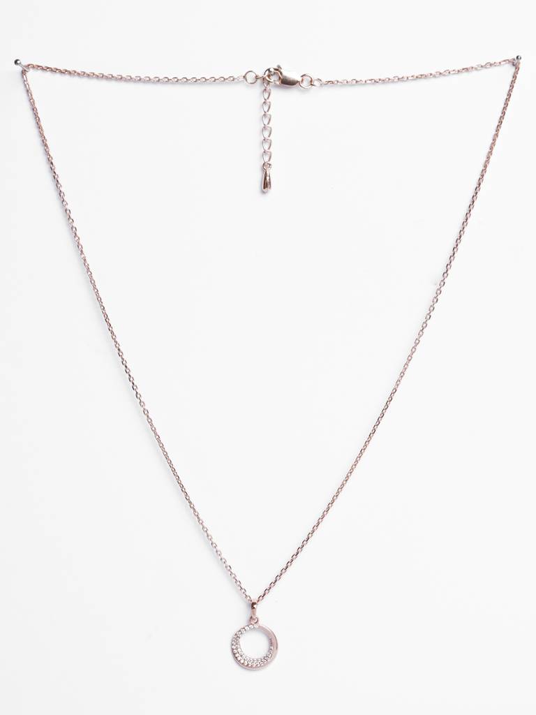 Clara 925 Silver Cerchio Chain Necklace : CSPSP61