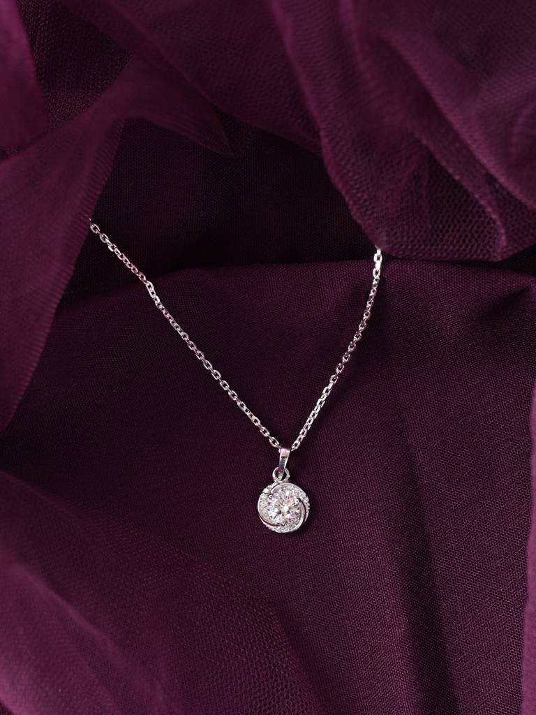 Clara Silver Renzo Designer Necklace Sterling Silver Silver