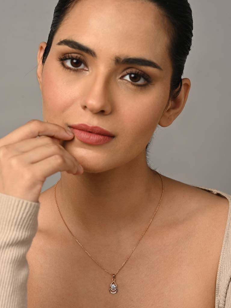 Clara 925 Silver Tosca Chain Necklace : CSPSP80