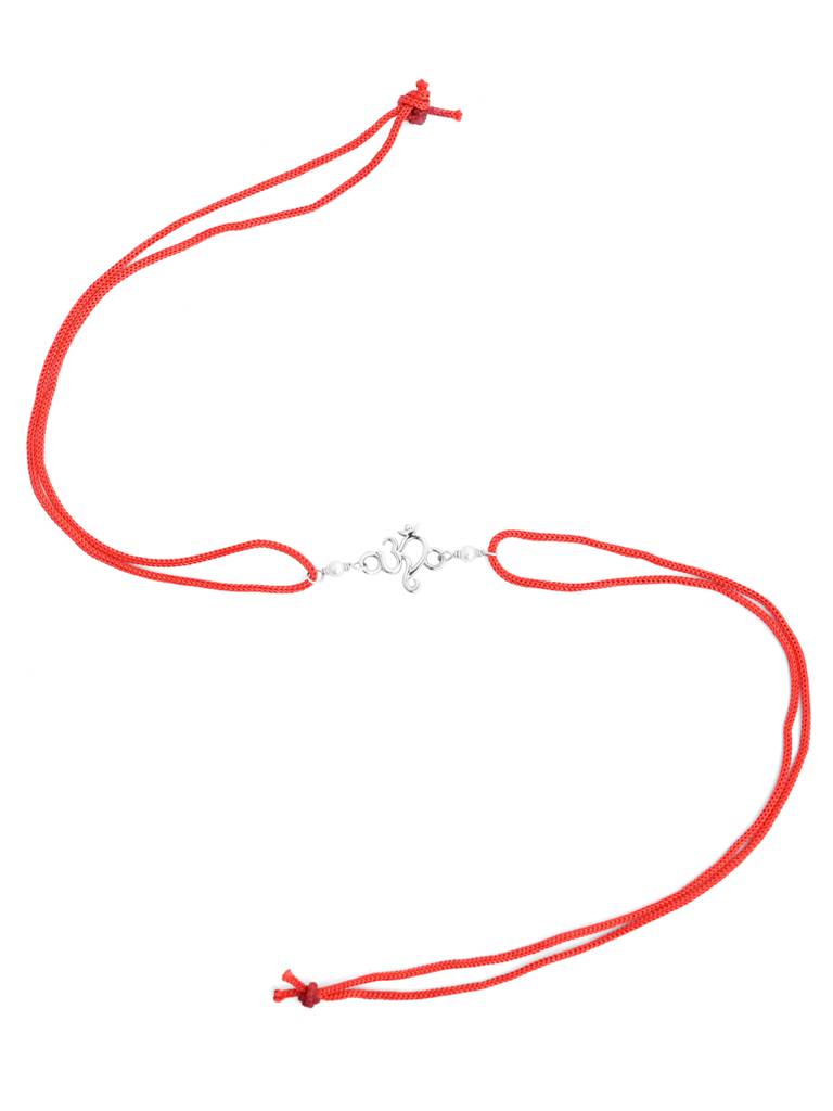925 Sterling Silver Om Religious Rakhi : CSRAKHI10
