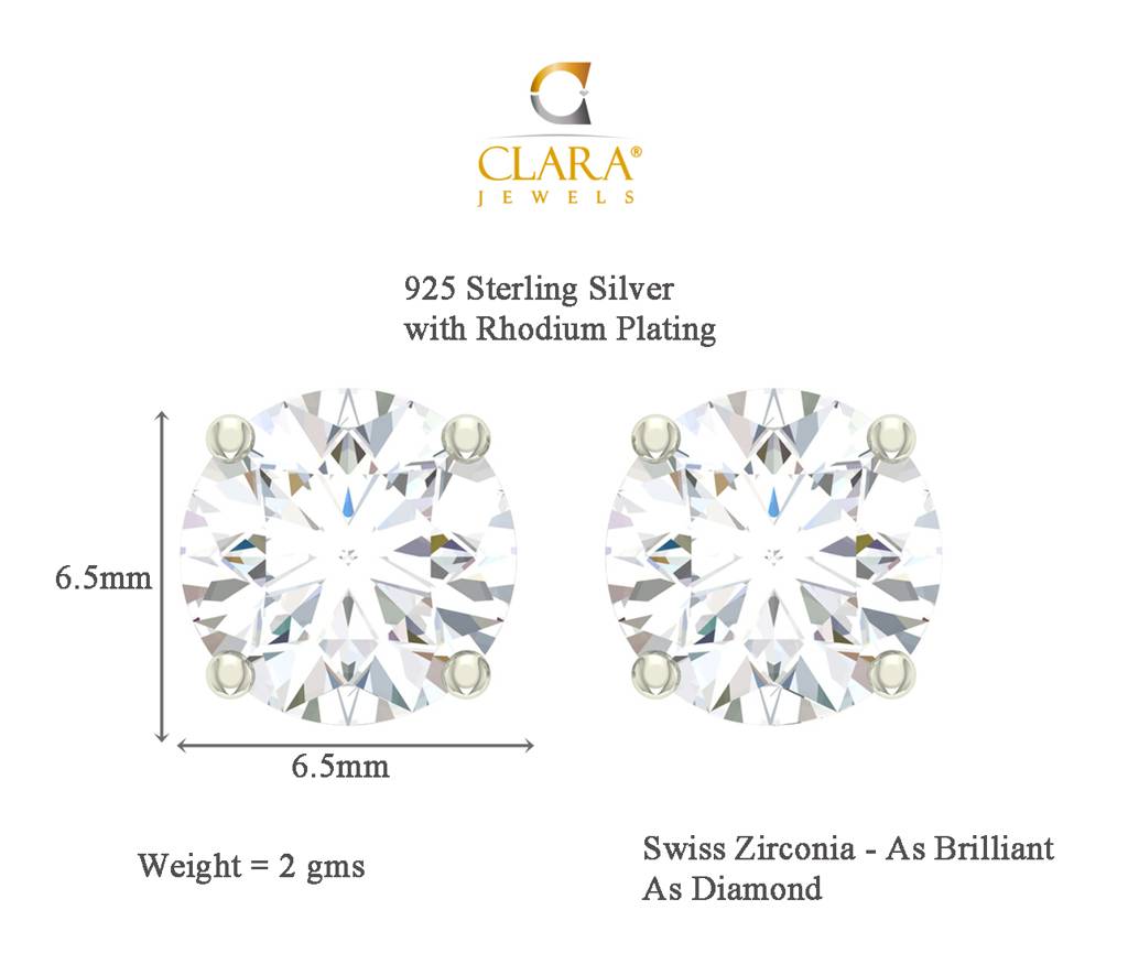 925 Sterling Silver Rhodium Plated Ball Pendant Earring Necklace Set With Chain Gift For Women And Girls : CSWZMP55ME51_SCH