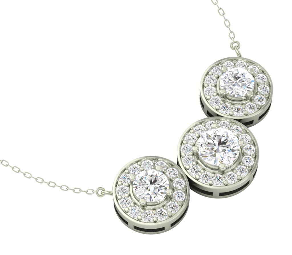 925 Sterling Silver Rhodium Plated Poppy Pendant Necklace With Chain Gift For Women And Girls : CSWZMP69_SCH