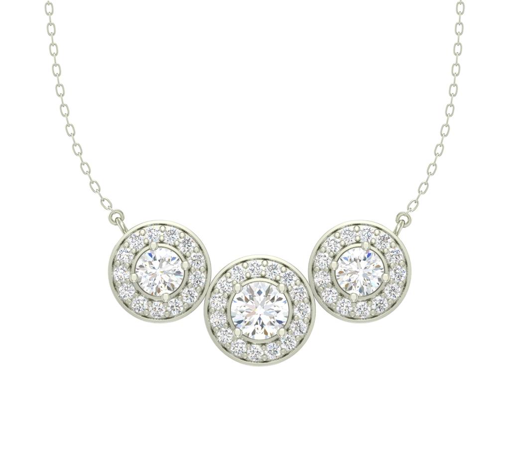 925 Sterling Silver Rhodium Plated Poppy Pendant Necklace With Chain Gift For Women And Girls : CSWZMP69_SCH