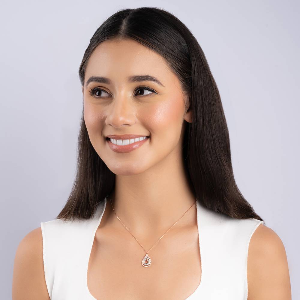 Teardrop Pendant Necklace : CYNC968