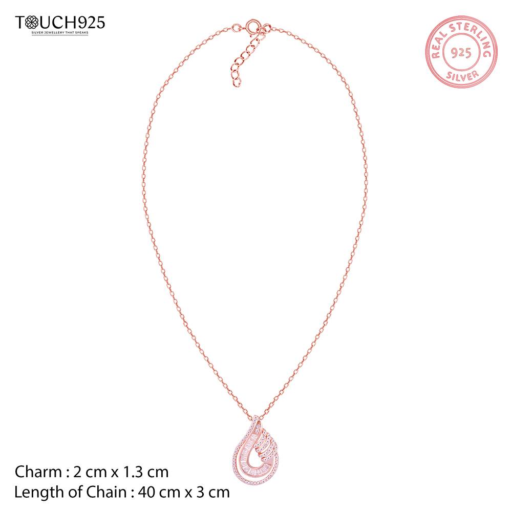 Teardrop Pendant Necklace : CYNC968