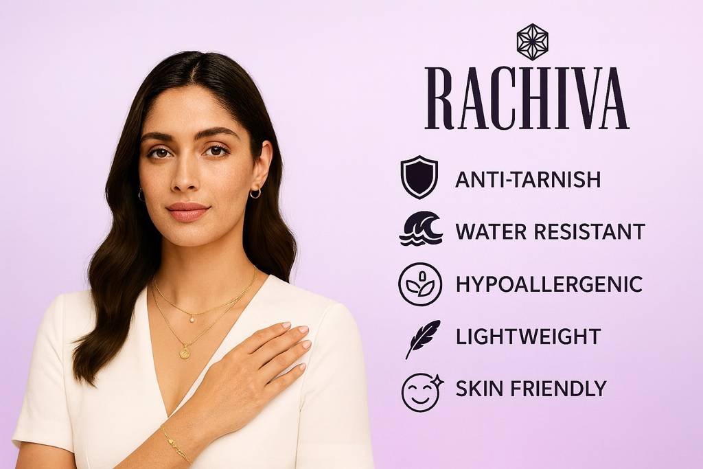 18K Gold Plated Dual Heart Tennis Bracelet : RJFSBR05