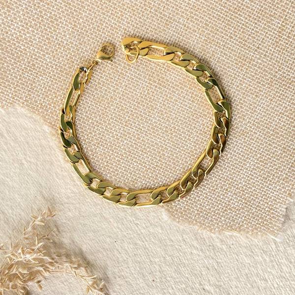 Chic Figaro Gold Men Bracelet : B322