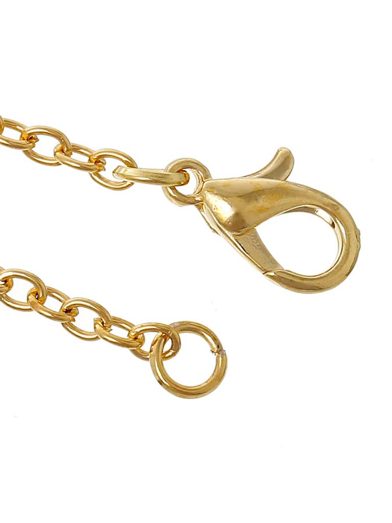 Stylish Gold Chain Links Necklace For Women & Girls : NS14123-G