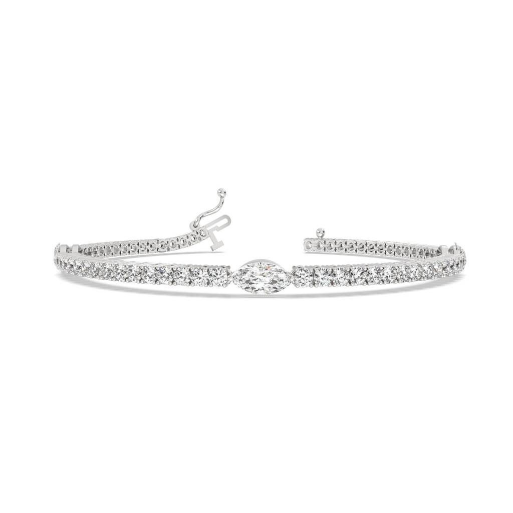 Classic Mini Round & Marquise Tennis Bracelet : SFJ0924LBR-024