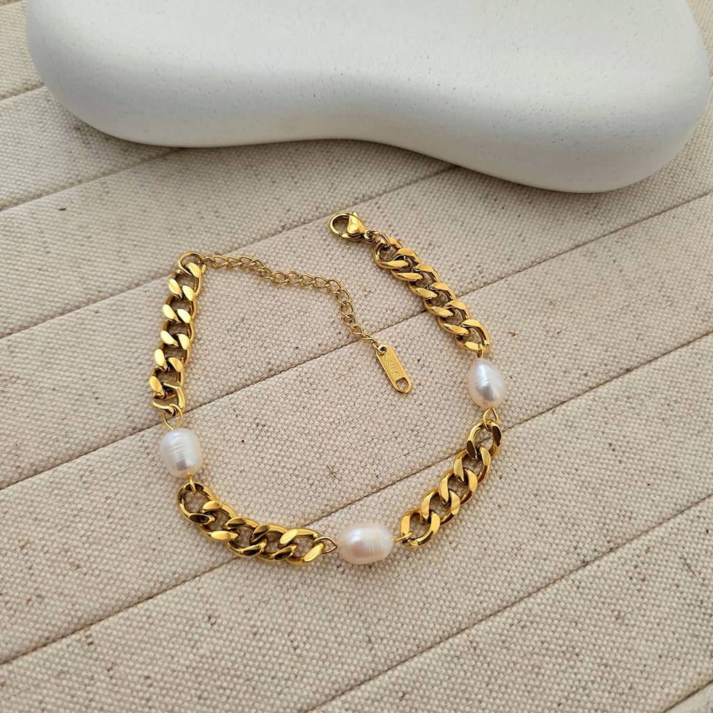 Coco Pearl Chain Bracelet : TAA-9708113756438-BRACELET