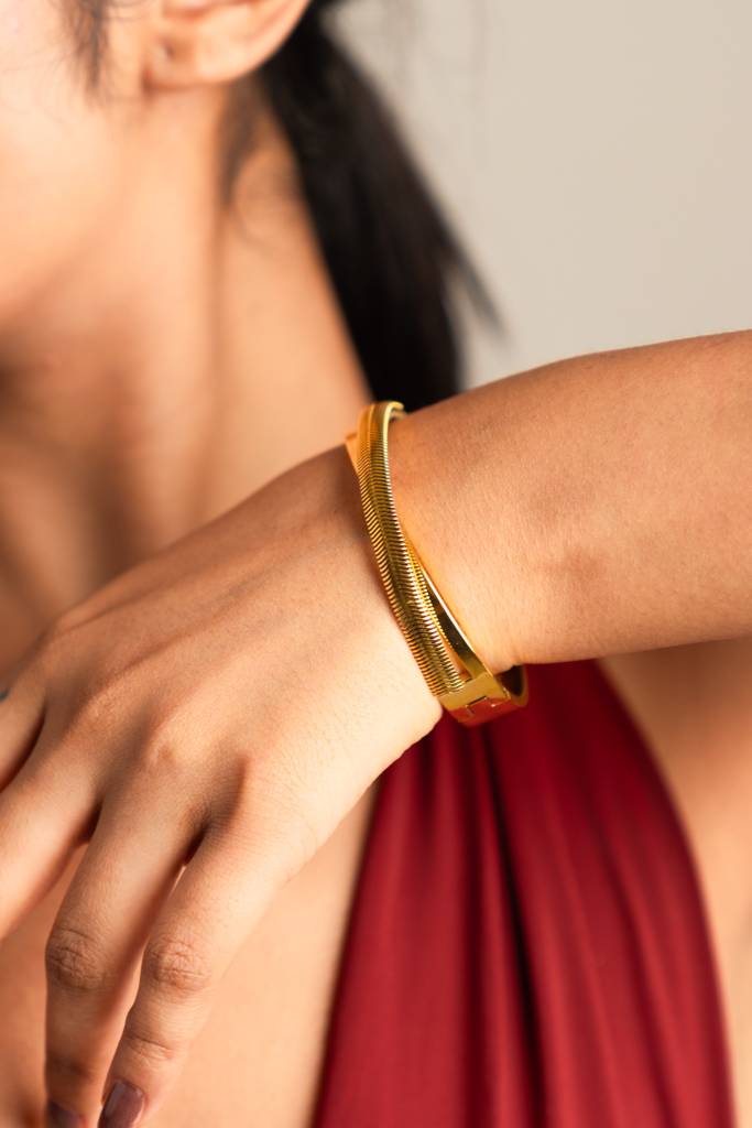 Dual Twister Bangle : TBG11