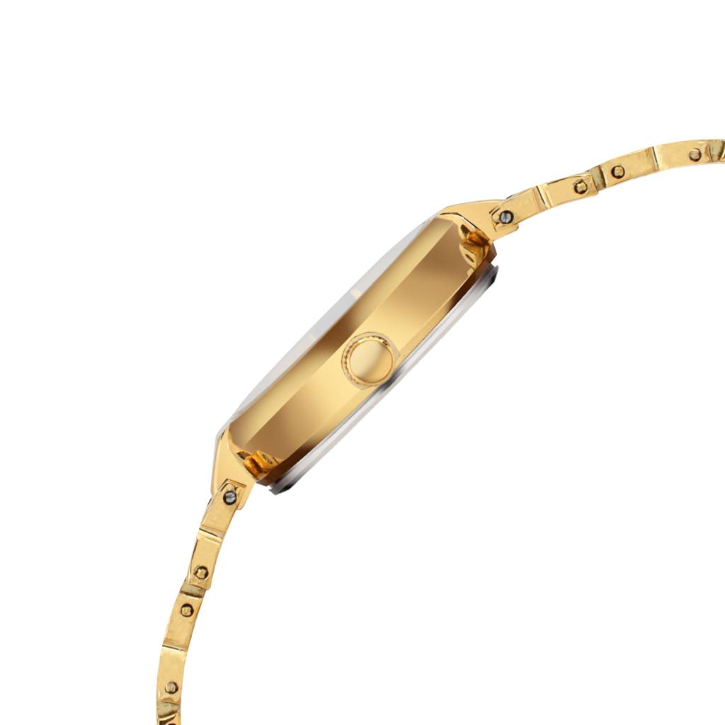 Canon Quartz Golden & Green Watch For Women Cn-423 : CN-423