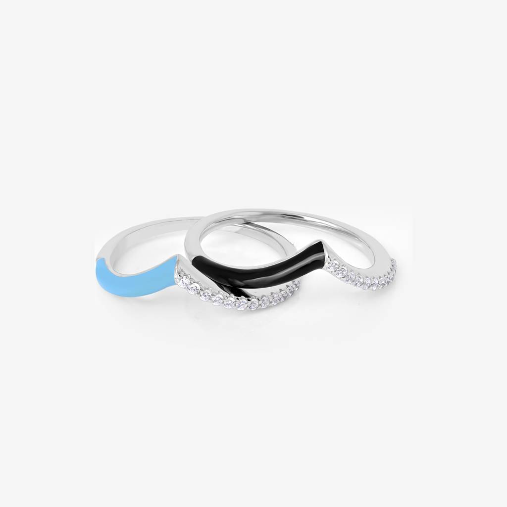 Sleek Chic Stack Rings : ESR15