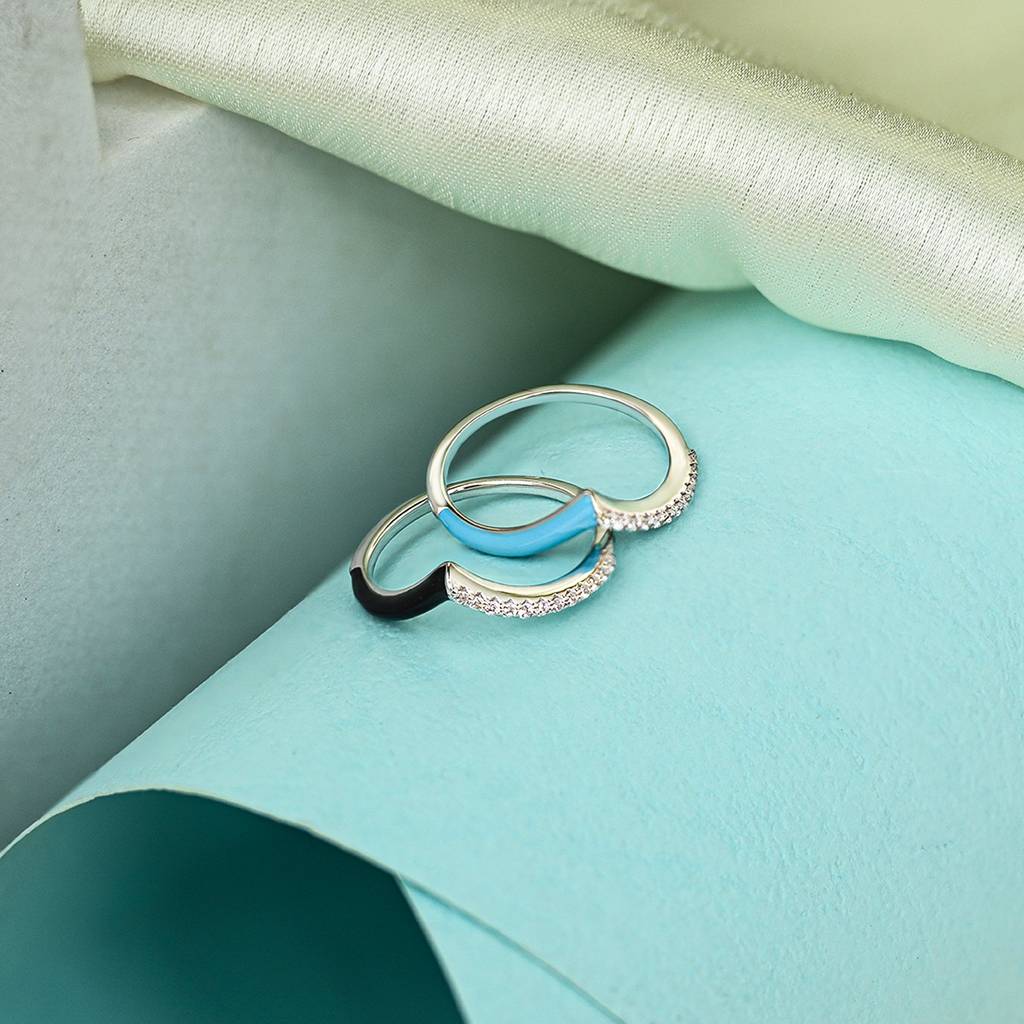 Sleek Chic Stack Rings : ESR15