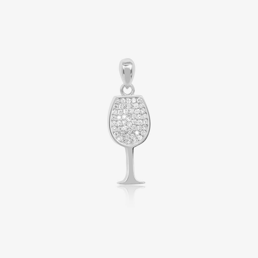 Sparkling Wine Glass Charm : ILL82