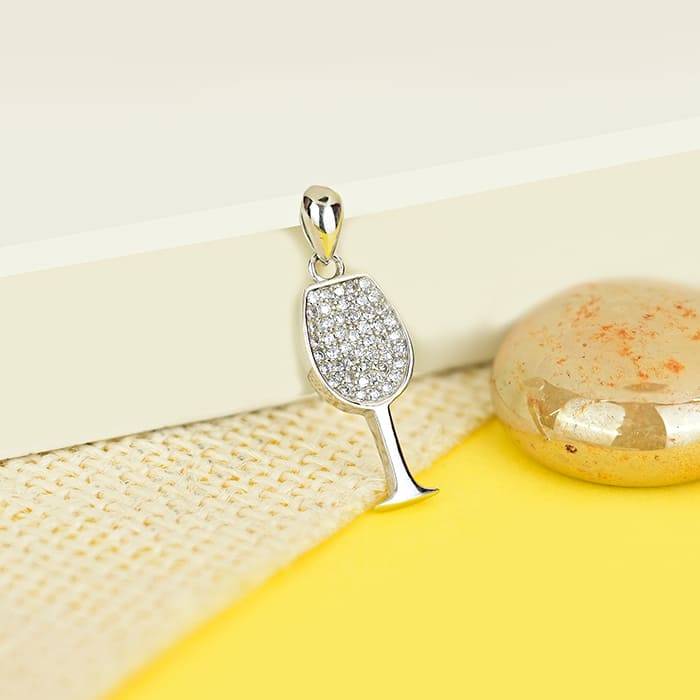 Sparkling Wine Glass Charm : ILL82