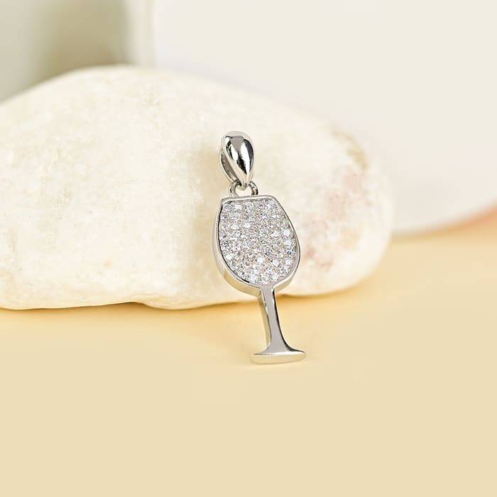 Sparkling Wine Glass Charm : ILL82