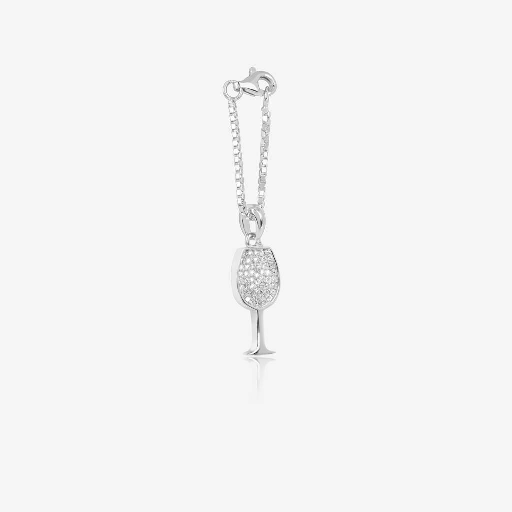Sparkling Wine Glass Charm : ILL82