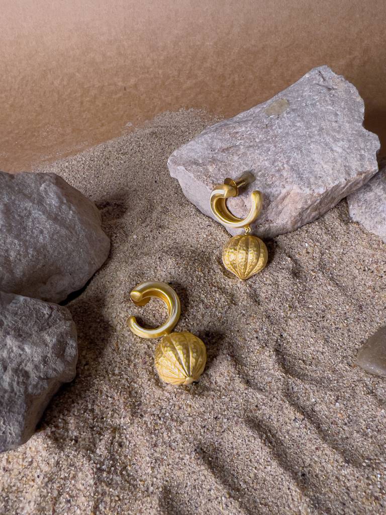 Swirl Enamel Drop Earing : AATLA047