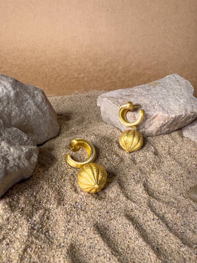 Swirl Enamel Drop Earing : AATLA047