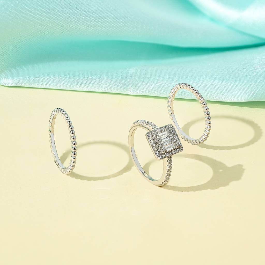Celestial Radiance Stack Rings : ISR26